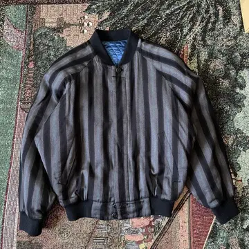 1980s domon stripe bomber jacket ma-1