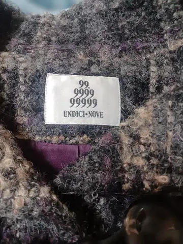 UNDICI NOVE 그레이 계열 피 코트