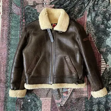 1990s lucky strike leather flight jacket