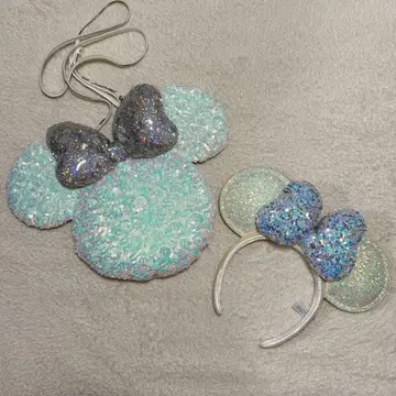 디즈니 씨 20주년 머리띠 숄더백 세트