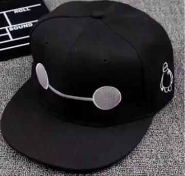 베이맥스 블랙 캡 모자 블랙