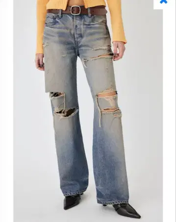 MOUSSY MOUSSY MIDRISE STRAIGHT 데님 25인치