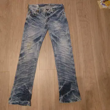 blueway indigo 라이트 블루 오니히게 데미지 가공 W30