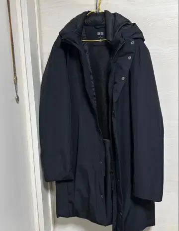 UNIQLO 블랙 롱 코트 M