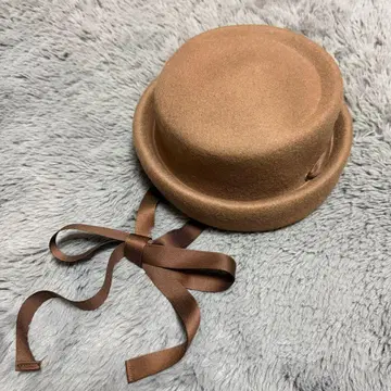 사만사 모스모스 모자 리본 테이프 카멜