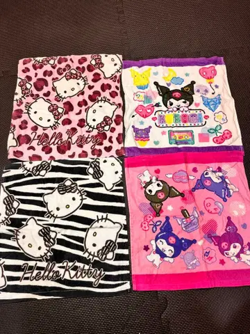 헬로키티 타월 4개 세트