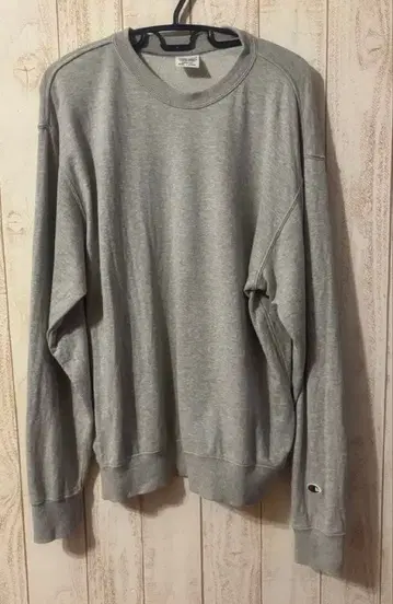 Champion 챔피온 백 프린트 풋볼 트레이닝복 L 그레이