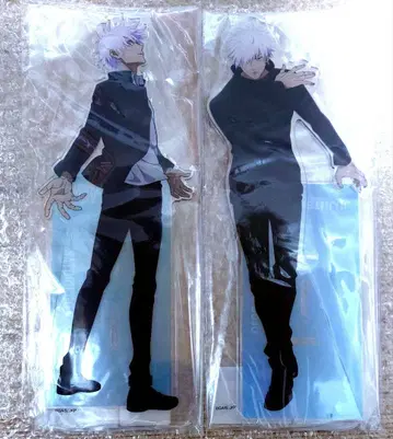 주술회전 고죠 사토루 아크릴 메가 피규어 아크릴 스탠드 대교류전