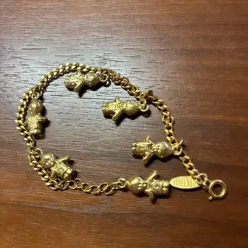 레어 핑크하우스 큐피 참 팔찌