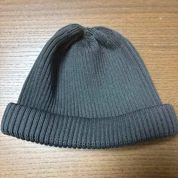 ROTOTO 코튼 롤업 비니 다크 그레이