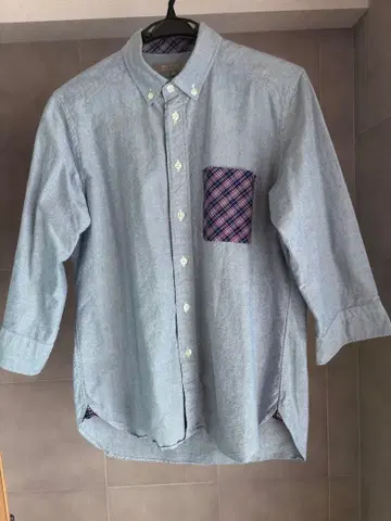 남성용 유나이티드 애로우즈 7부 소매 셔츠