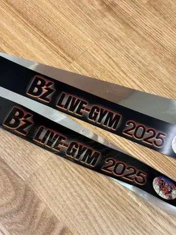 B'z LIVE-GYM 2025 FY0P 은색 테이프 1개