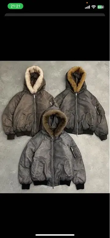 퍼 후드 MA-1 자켓 카키 댓츠 라이프