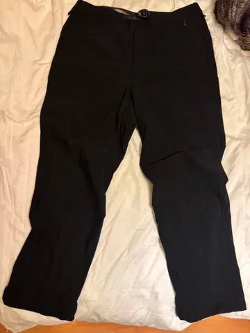 O- 블랙 슬랙스 드로 스트링 포함