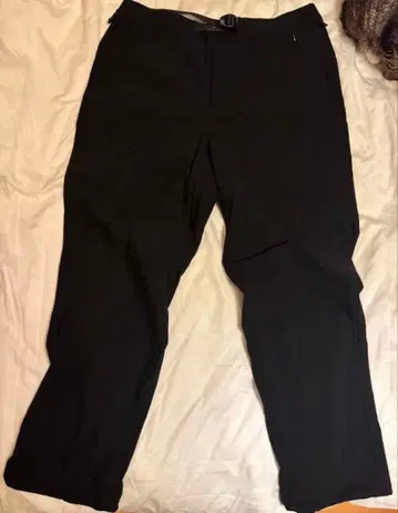 O- 블랙 슬랙스 드로 스트링 포함