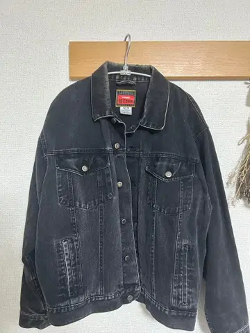 Wrangler HERO 블랙 데님 자켓