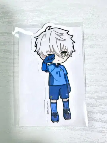 다이소 DAISO 블루 록 나기 스티커