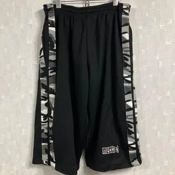 MECCA 메카 팬츠 와이드 하프 팬츠 B계 힙합 90s