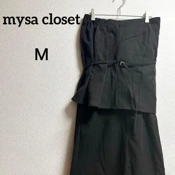새상품 mysa closet [ M ] 3WAY 셋업 뷔스티에 스커트