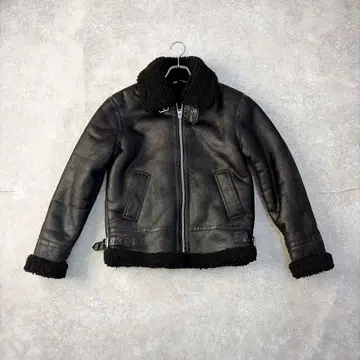 ZARA 자라 페이크 무스탕 B-3 플라이트 자켓 M 사이즈 상당