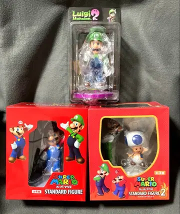 [ 미개봉 새상품 ] 슈퍼 마리오 루이지 피규어 3개 세트
