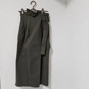 Mystrada 롱 스커트 카키