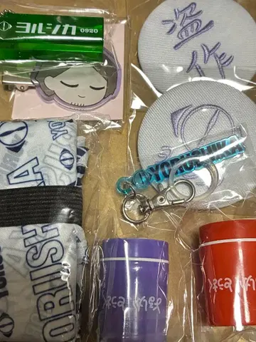 요루시카 가챠 도작 재연 룸키링 에코백 캔뱃지 스탬프