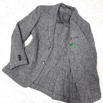 투모로우랜드 테일러드 자켓 해리스 트위드 헤링본 48 사이즈