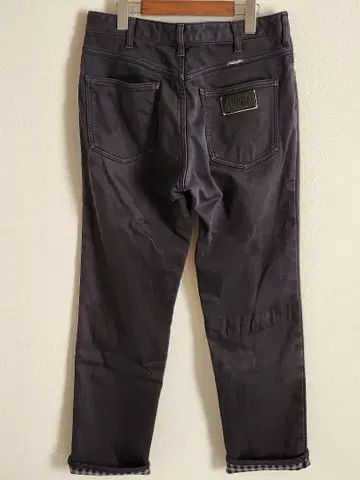 랭글러 Wrangler 기모 블랙 코튼 팬츠 블랙 스트레치