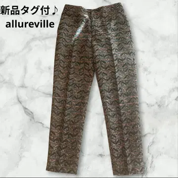 택 포함 새상품 allureville 브릴리언트 자카드 스티키 팬츠 2