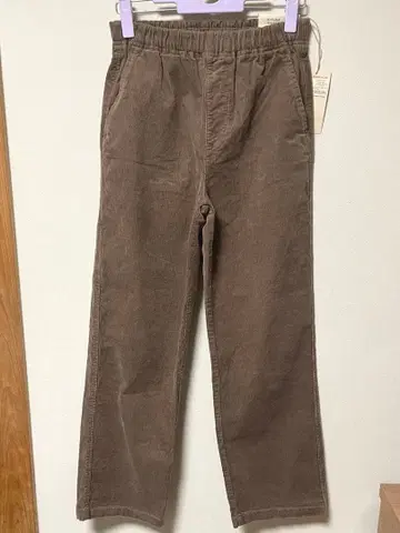 무인양품 코듀로이 스트레이트 이지 팬츠 베이지 S 사이즈 미사용 새상품