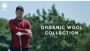 데상트 골프 오가닉 울 크루넥 스웨터