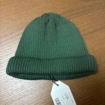 ROTOTO 코튼 롤업 비니 다크 그린