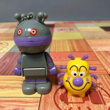 호빵맨 블록 라보 다다단단 노랑 곰팡이 2체 세트