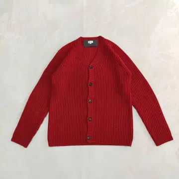 폴 스미스 미들 게이지 리브 니트 가디건 L 사이즈