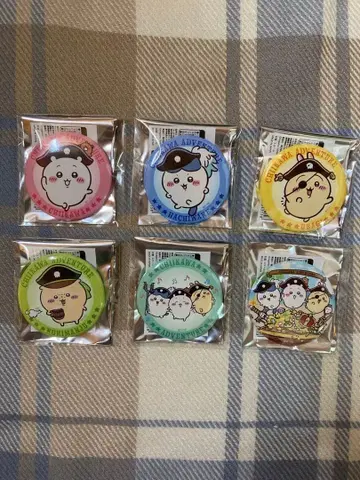 치이카와 (먼작귀) 어드벤처 캔뱃지 6개 세트