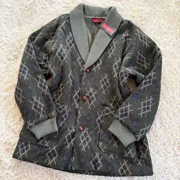 미사용 택 포함 오스틴 리드 니트 테일러드 자켓 호두 버튼 L 그린