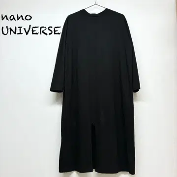 나노 유니버스 롱 원피스 앞 슬릿 블랙 사이즈 38
