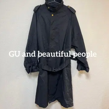 [새상품급] GU and beautiful people 콜라보 트렌치코트