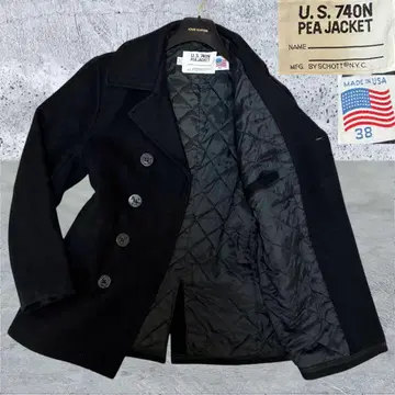 Schott 샷 피코트 740 퀼팅 USA제 38 블랙