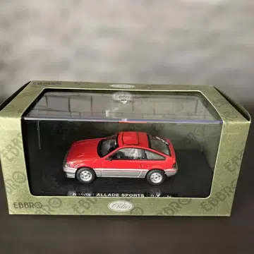 에브로 1/43 혼다 발라드 CR-X 빨간색