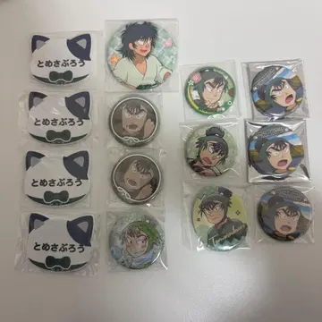 닌타마 란타로 식만류삼랑 캔뱃지 세트