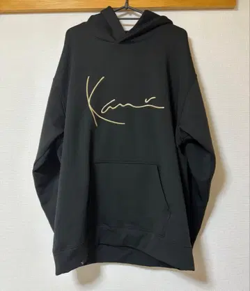 KARL KANI 후드 부착 후드티 XXL 블랙