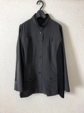 스탠드 카라 자켓 일본제 그레이 40 사이즈