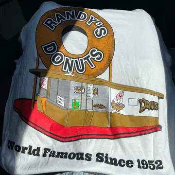 미국 구매 랜디즈 도넛 T셔츠 M Randy's Donut