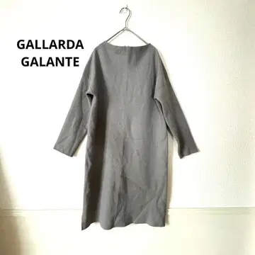 개럴개런트 니트 원피스 무지 레이온 그레이 무지