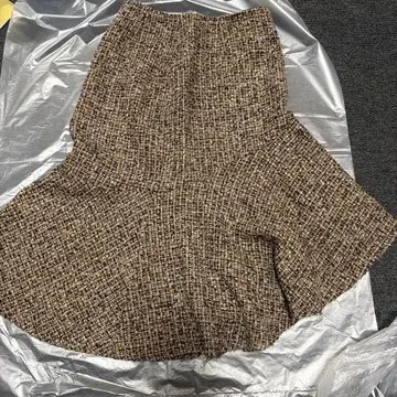 B donna 플레어 스커트 브라운 계열