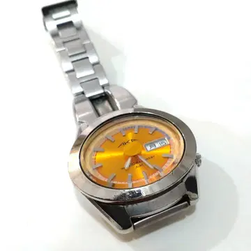 [ 레어 새상품급 AKA 쿼츠 ] 빈티지 오렌지판 크라운 조작 확인됨