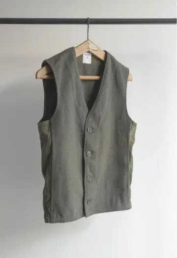 프렌치 밀리터리 울 베스트