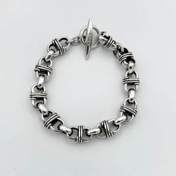 [레어] 다케오 키쿠치 앵커 체인 팔찌 Ag925 토글